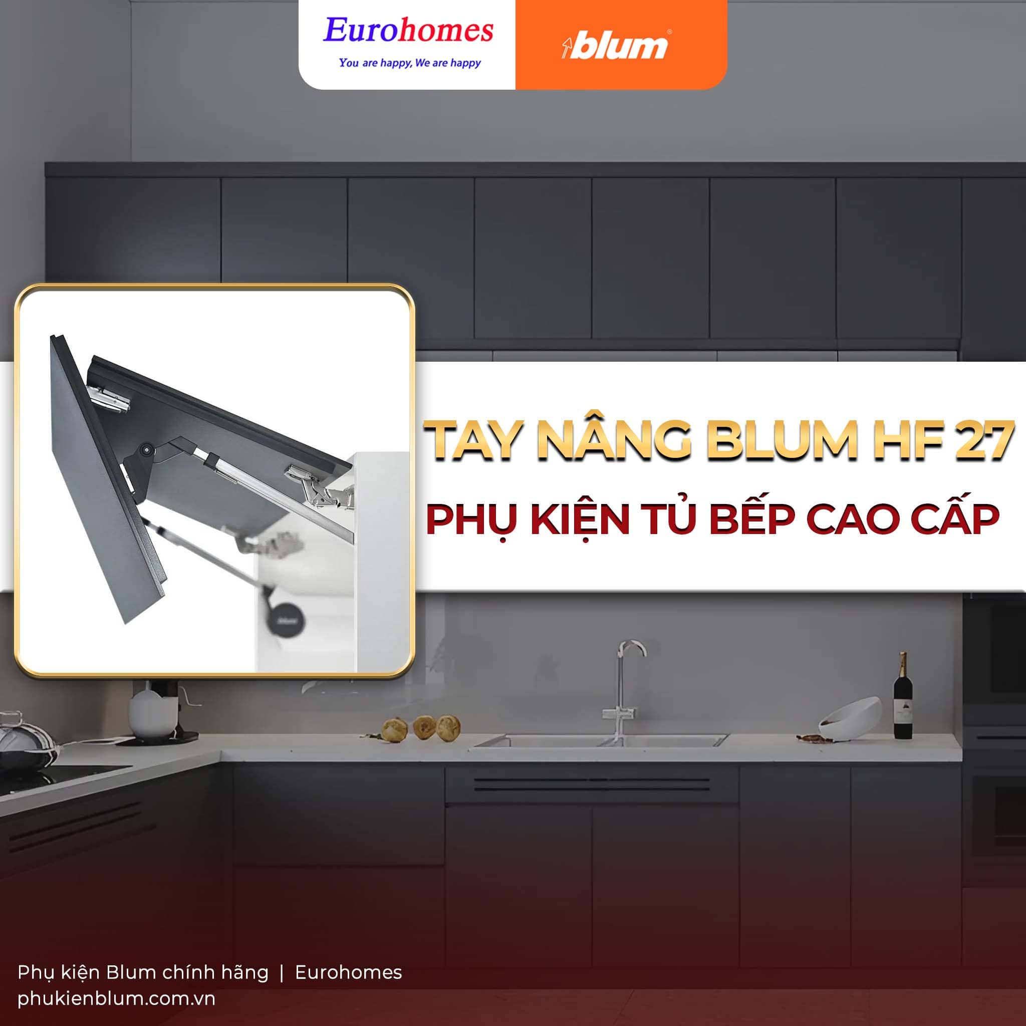 Tay nâng Blum HF27