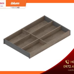 Khay gỗ khung thép BH3 472x300x49,9mm gỗ Nebraska, khung xám đậm ZC7S500BH3 1520200