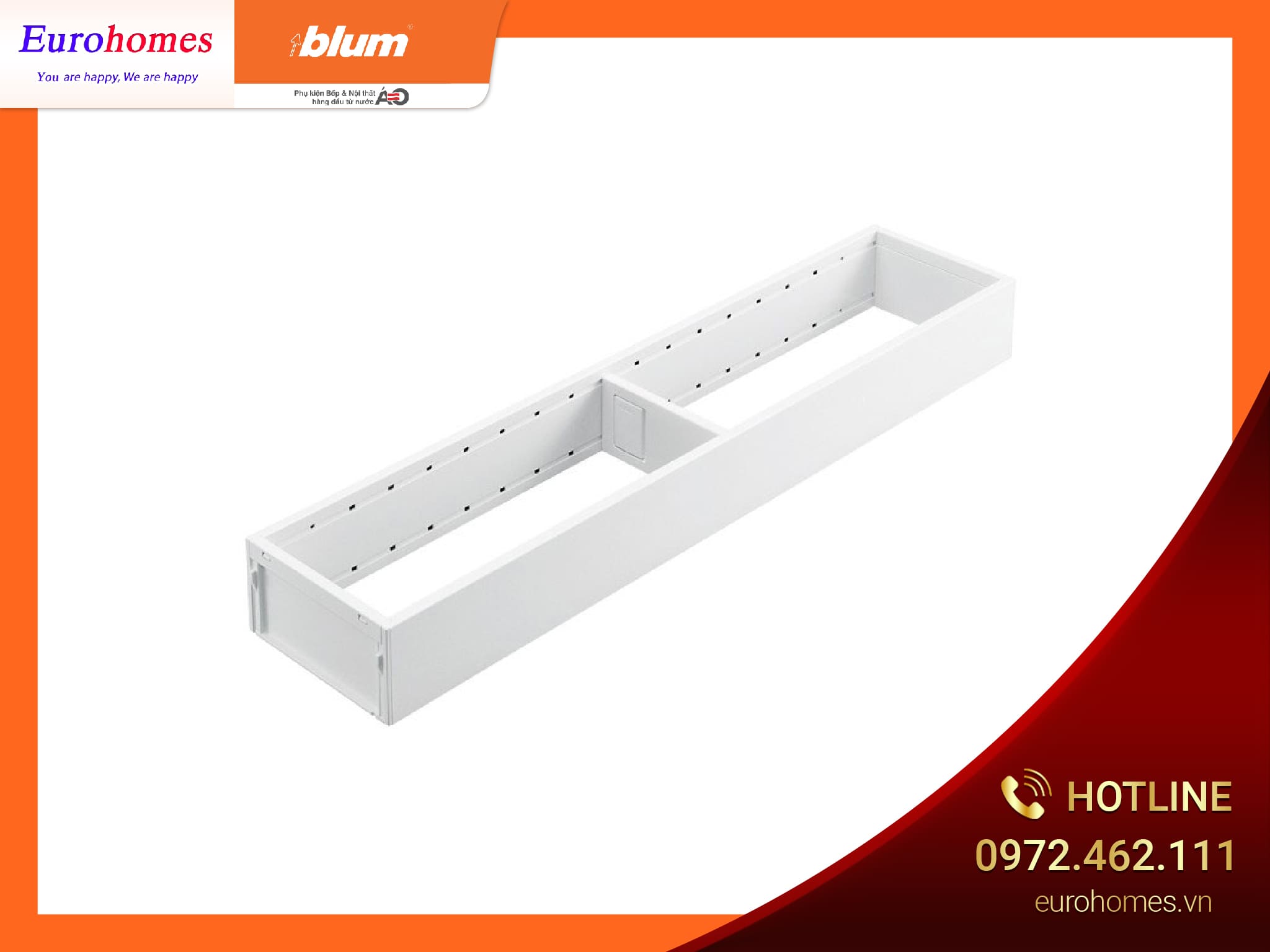Khung thép RS1 472x100x51,05mm màu xám nhạt ZC7S500RS1 3352930