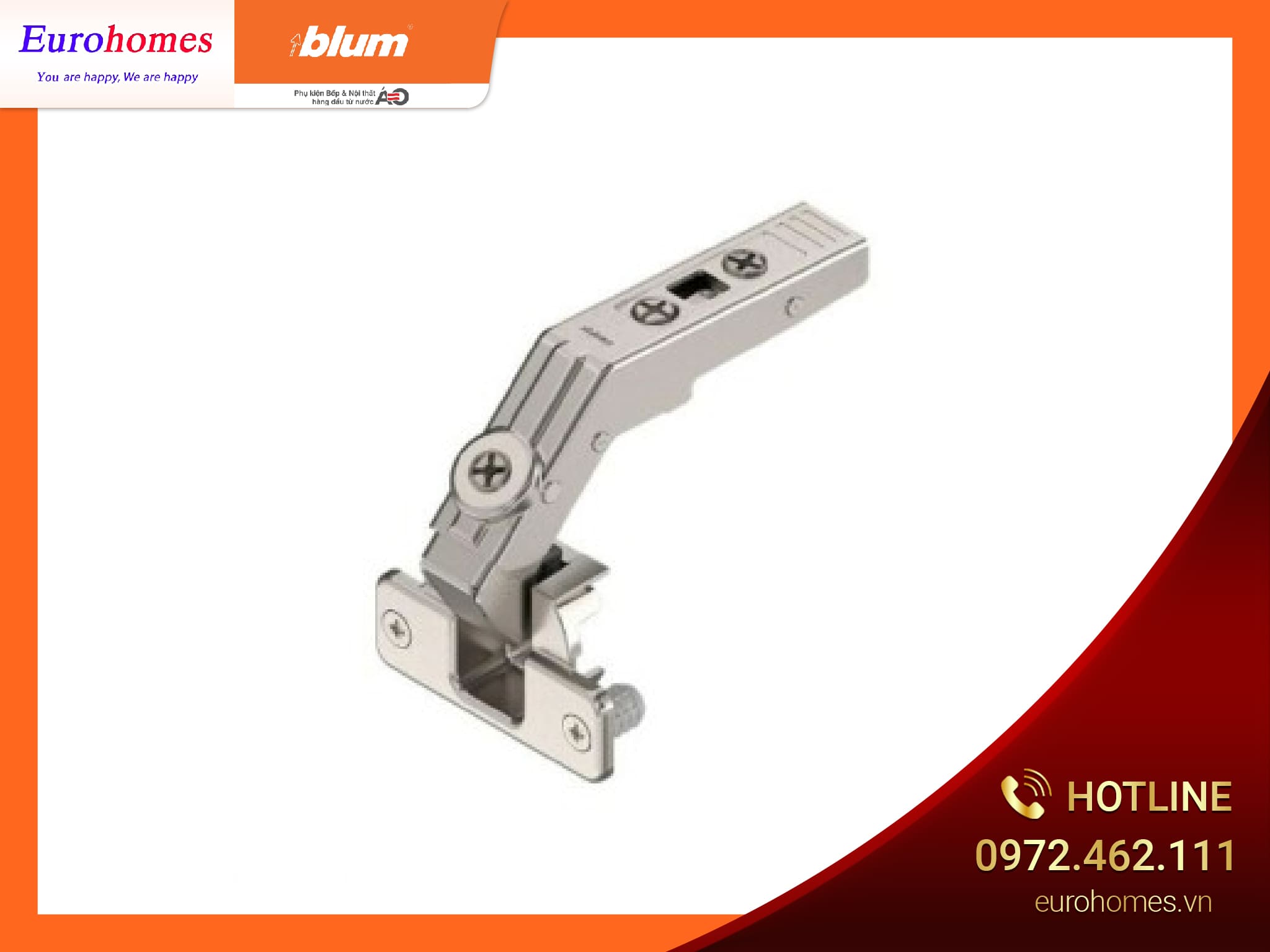 Bản lề nối cánh CLIP top 60 ̊ cho tủ góc 79T8500 6466533