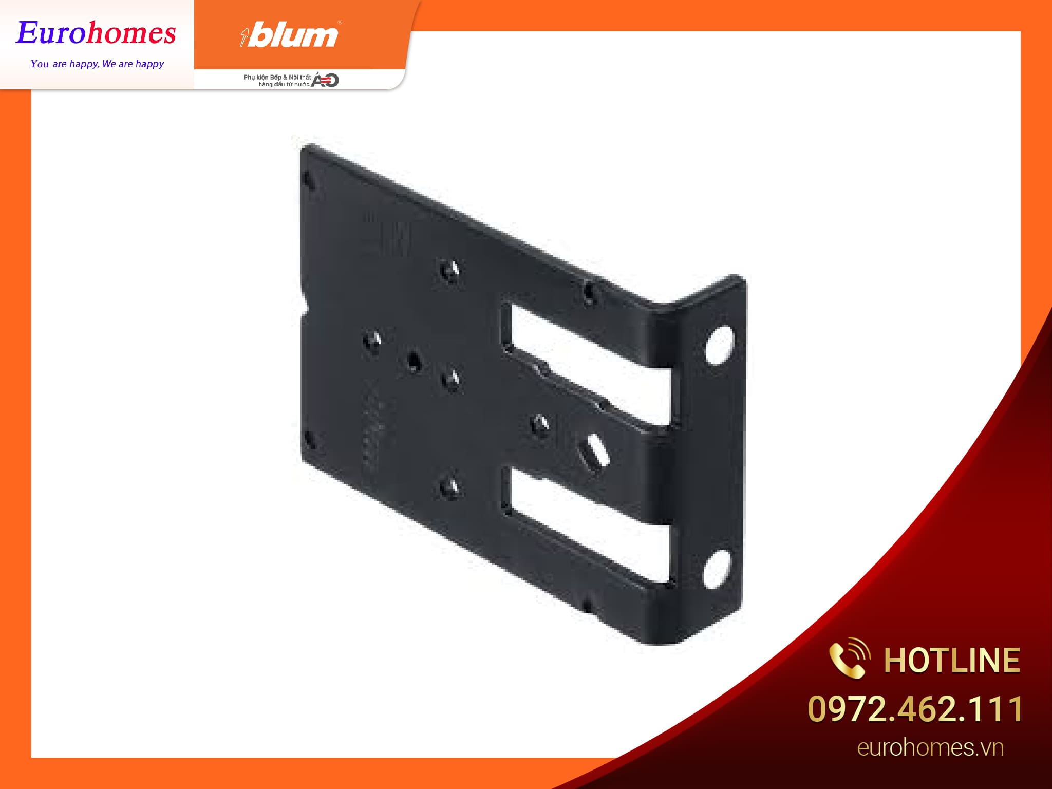 Cỡ khoan cho đế bản lề, bằng thép 65.5300* 1344034