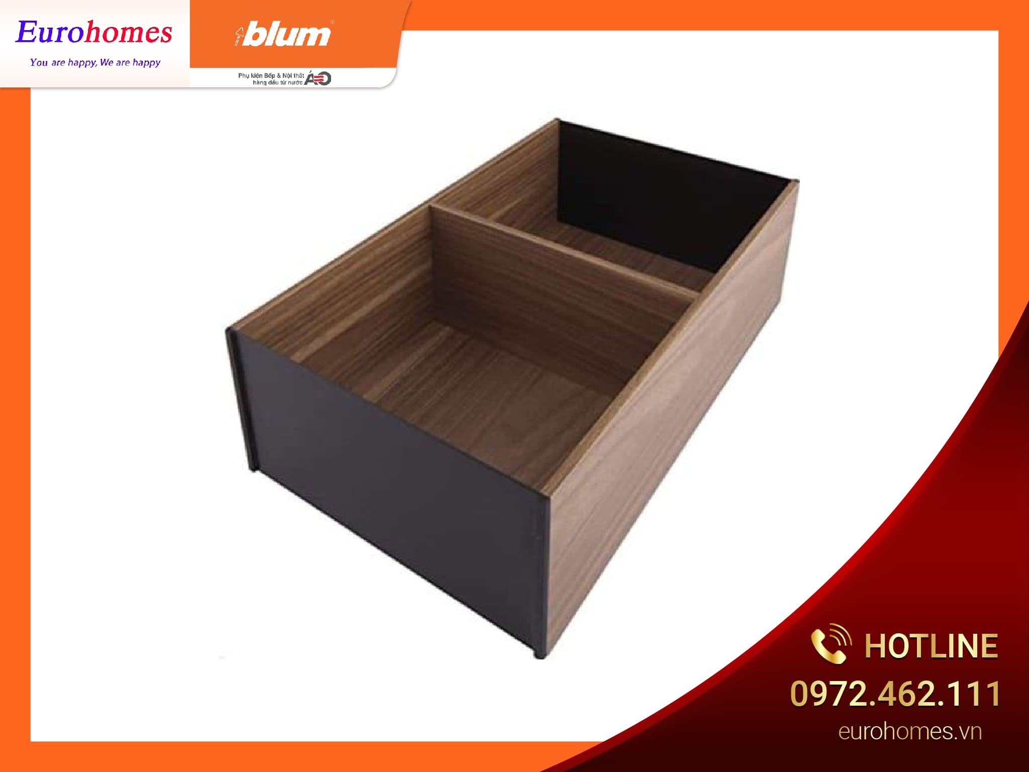 Khung chia cho ray hộp thành cao RSP thép màu xám đậm ZC7F400RSP 7649432