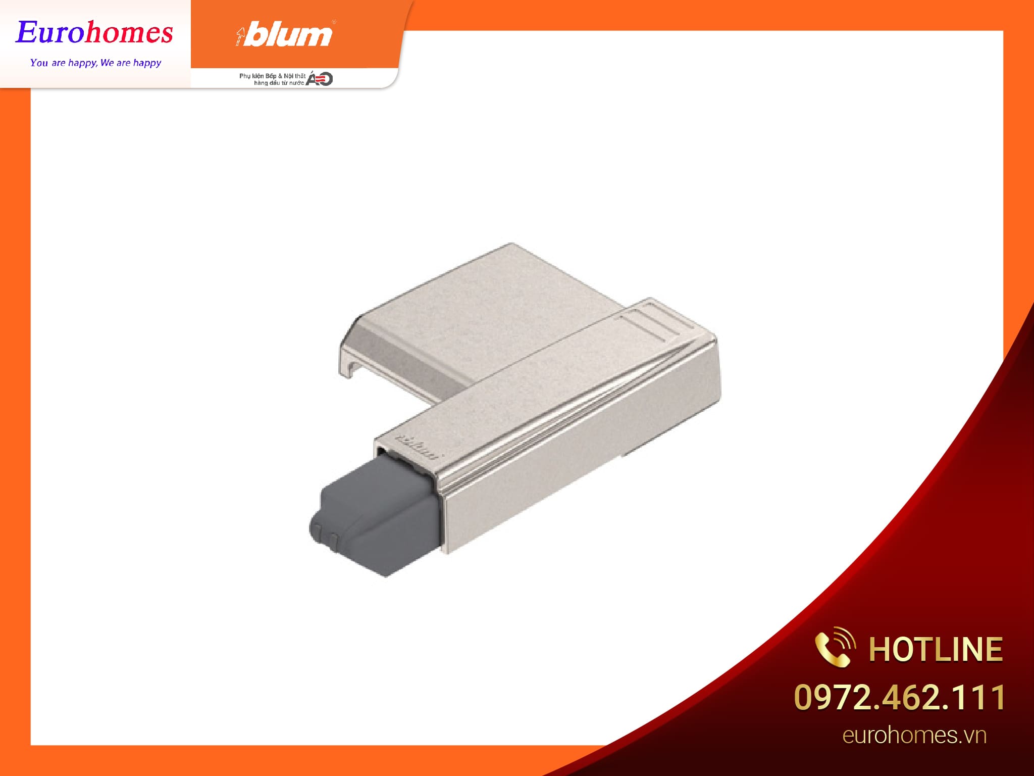 Nêm giảm chấn rời gắn bản lề 1700, 973A6000 7085783