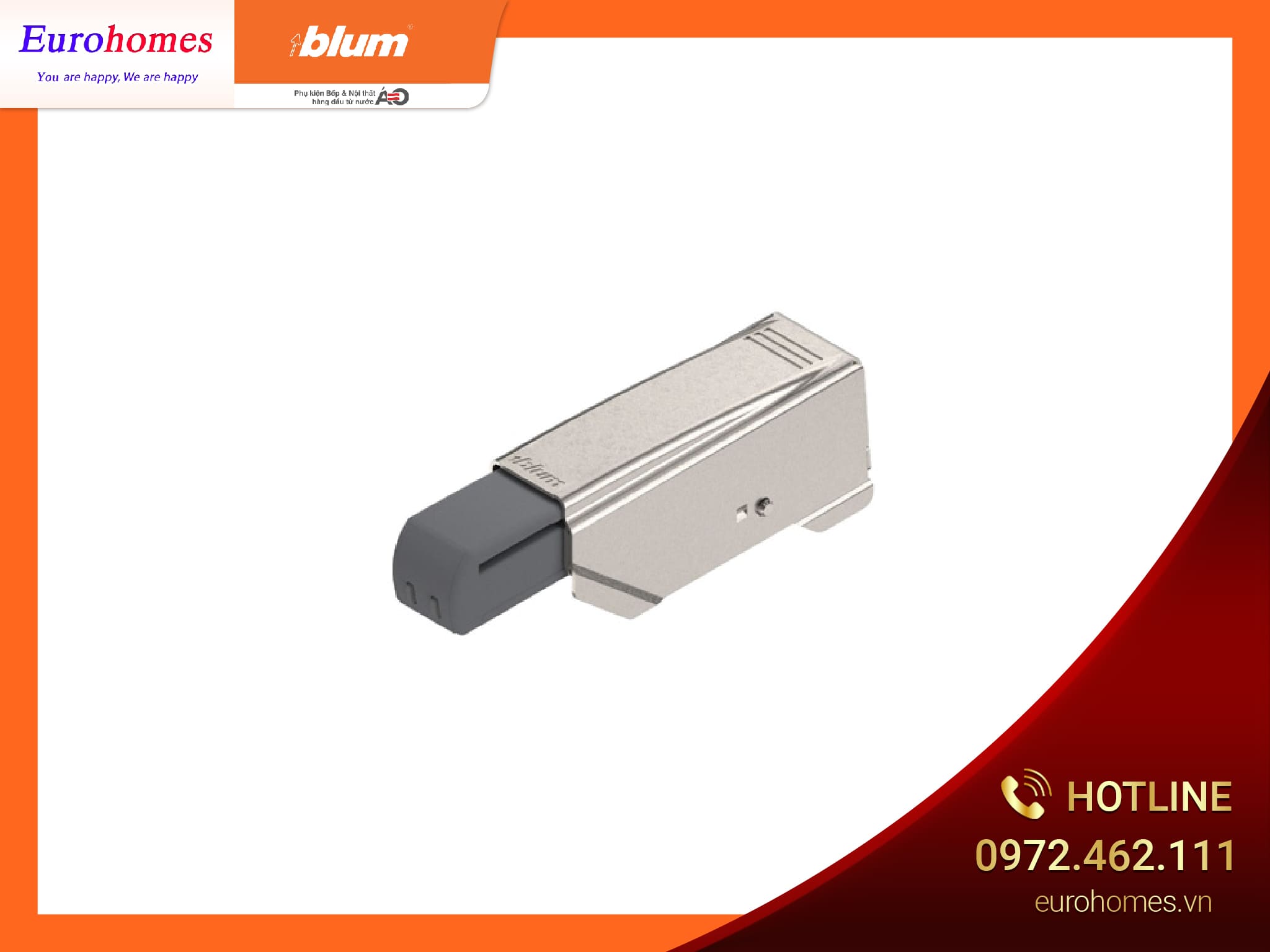 Nêm giảm chấn rời bản lề trùm nửa 973A0600 7087703