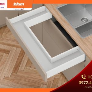Bộ ray giảm chấn MERIVOBOX, 40kg 450.5001B 7828244
