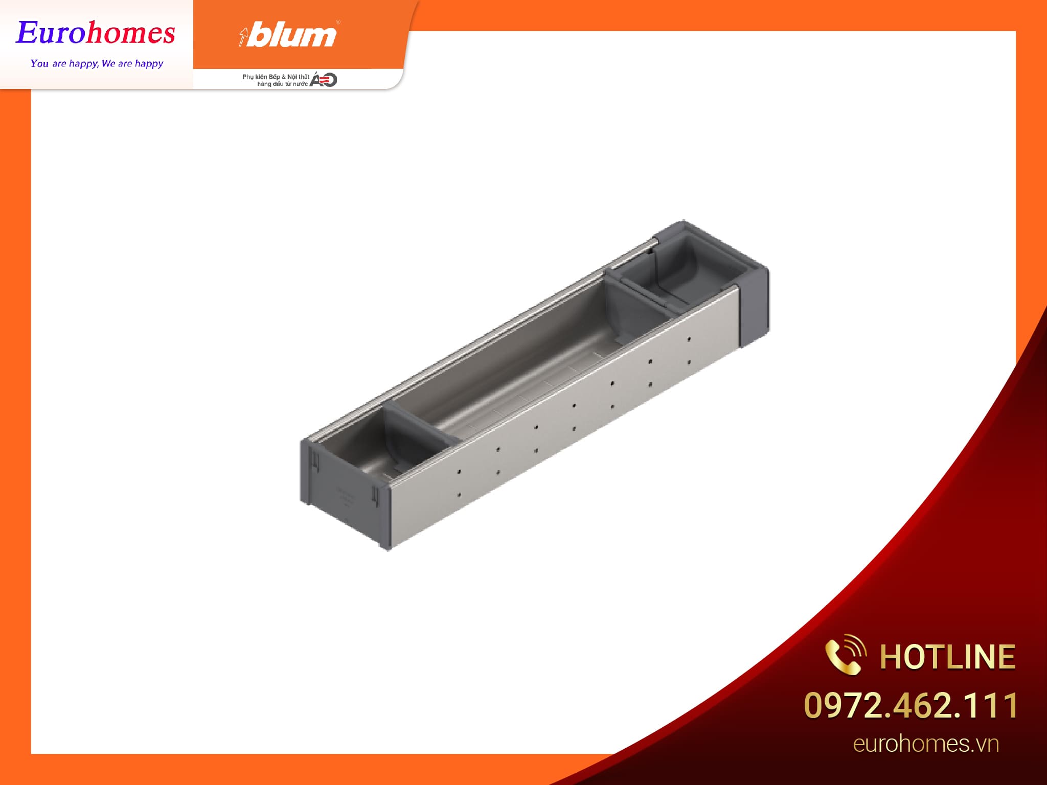 Khay dùng cho ngăn kéo gỗ BI1 ZHI.437BI1 4403540