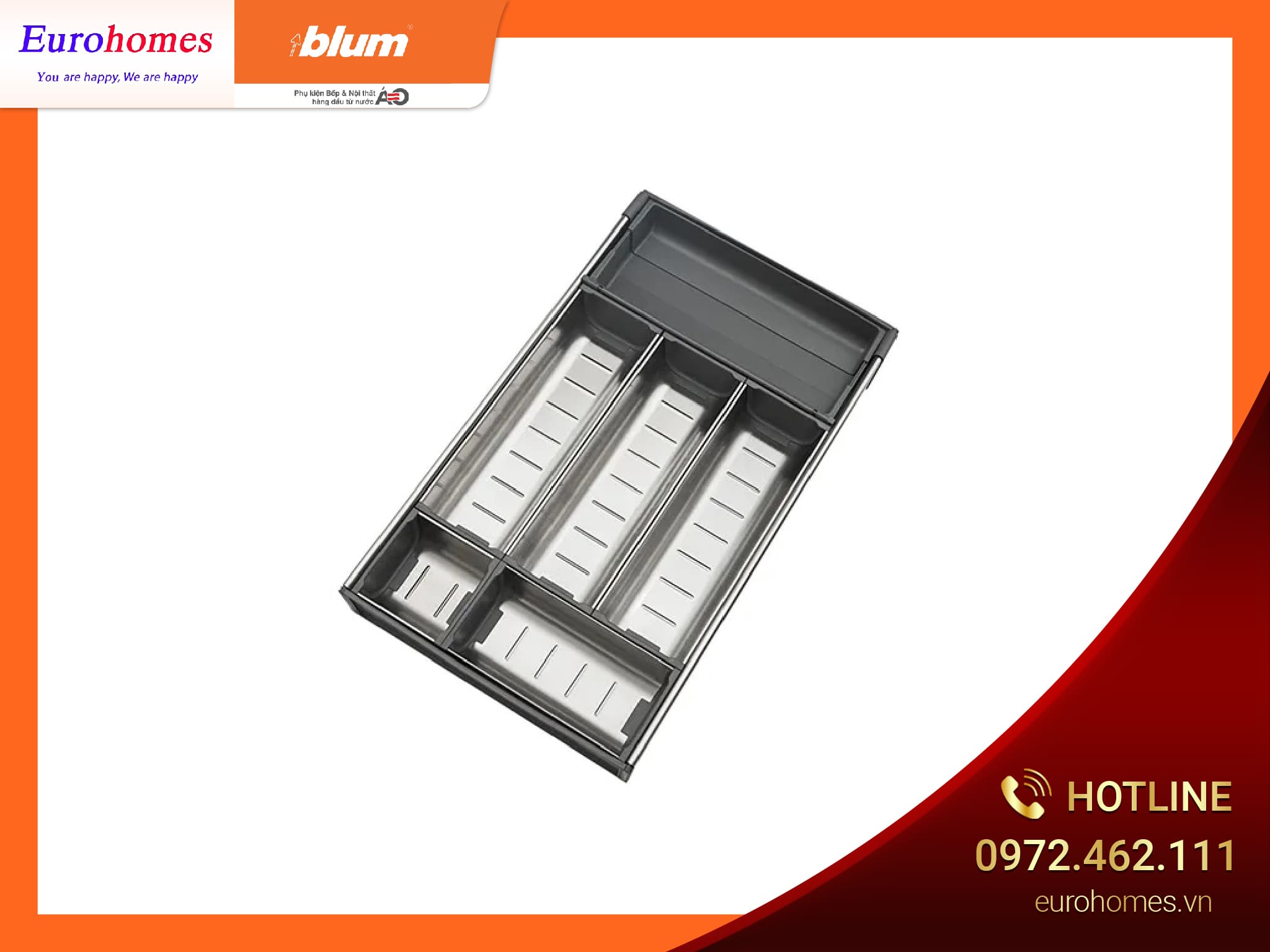 Khay dùng cho ngăn kéo gỗ BI3 ZHI.437BI3 4403600