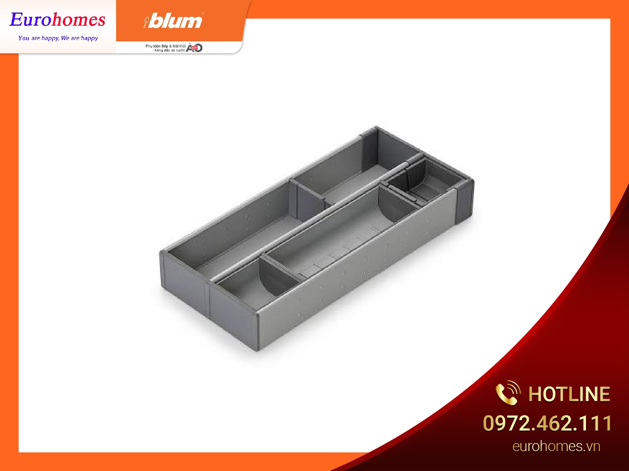 Khay dùng cho ngăn kéo gỗ KI2 ZHI.437KI2 4459250