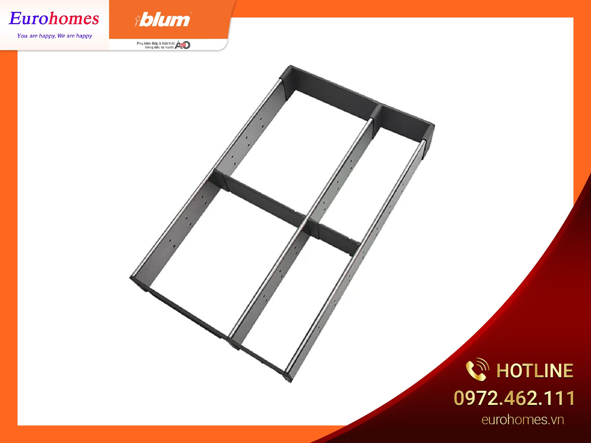 Khay dùng cho ngăn kéo gỗ FI3 ZHI.437FI3 4459170