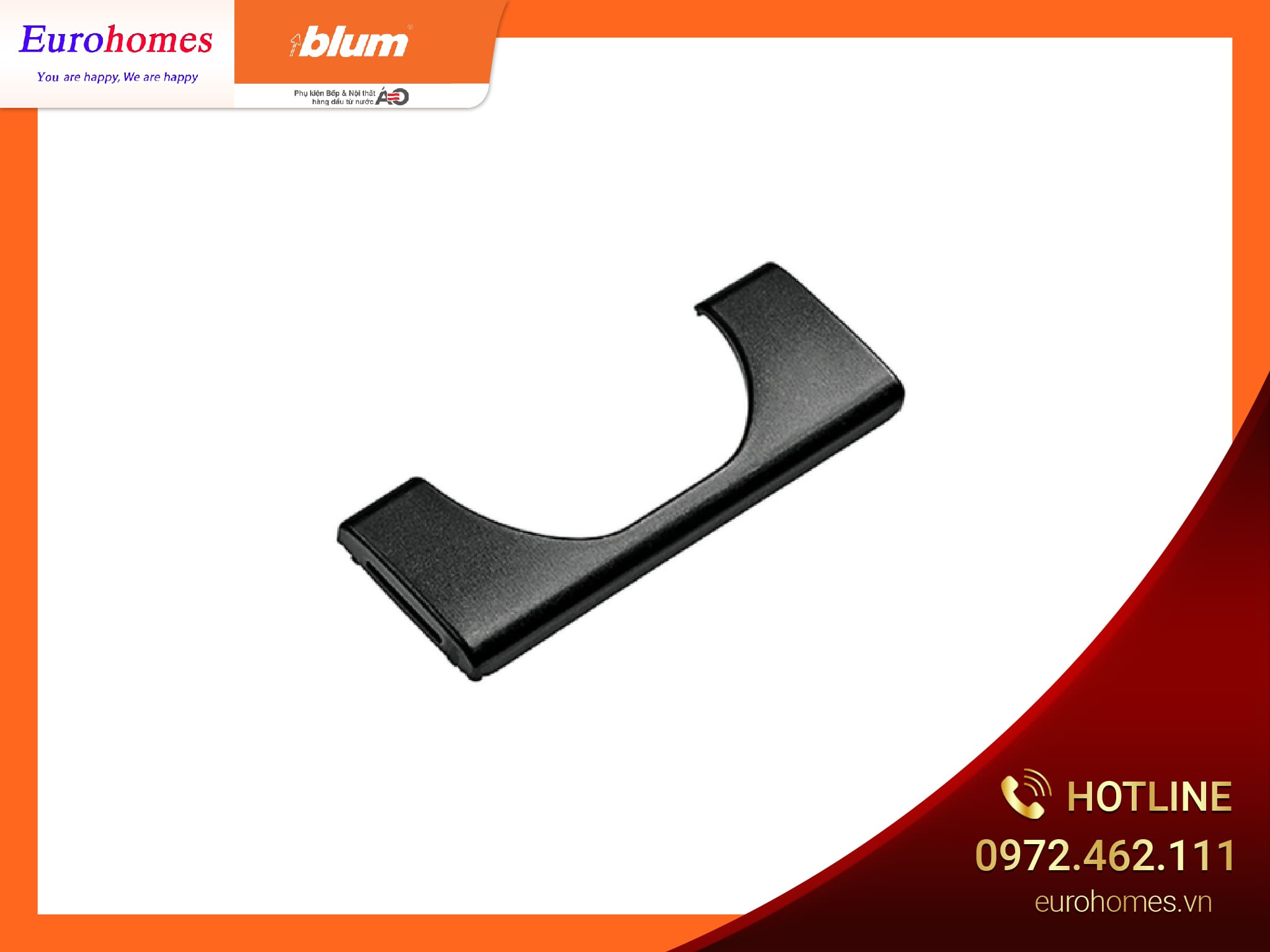 Nắp chụp chén bản lề, màu đen 107 ̊ , 95 ̊ 70T3504.ONS 1220669
