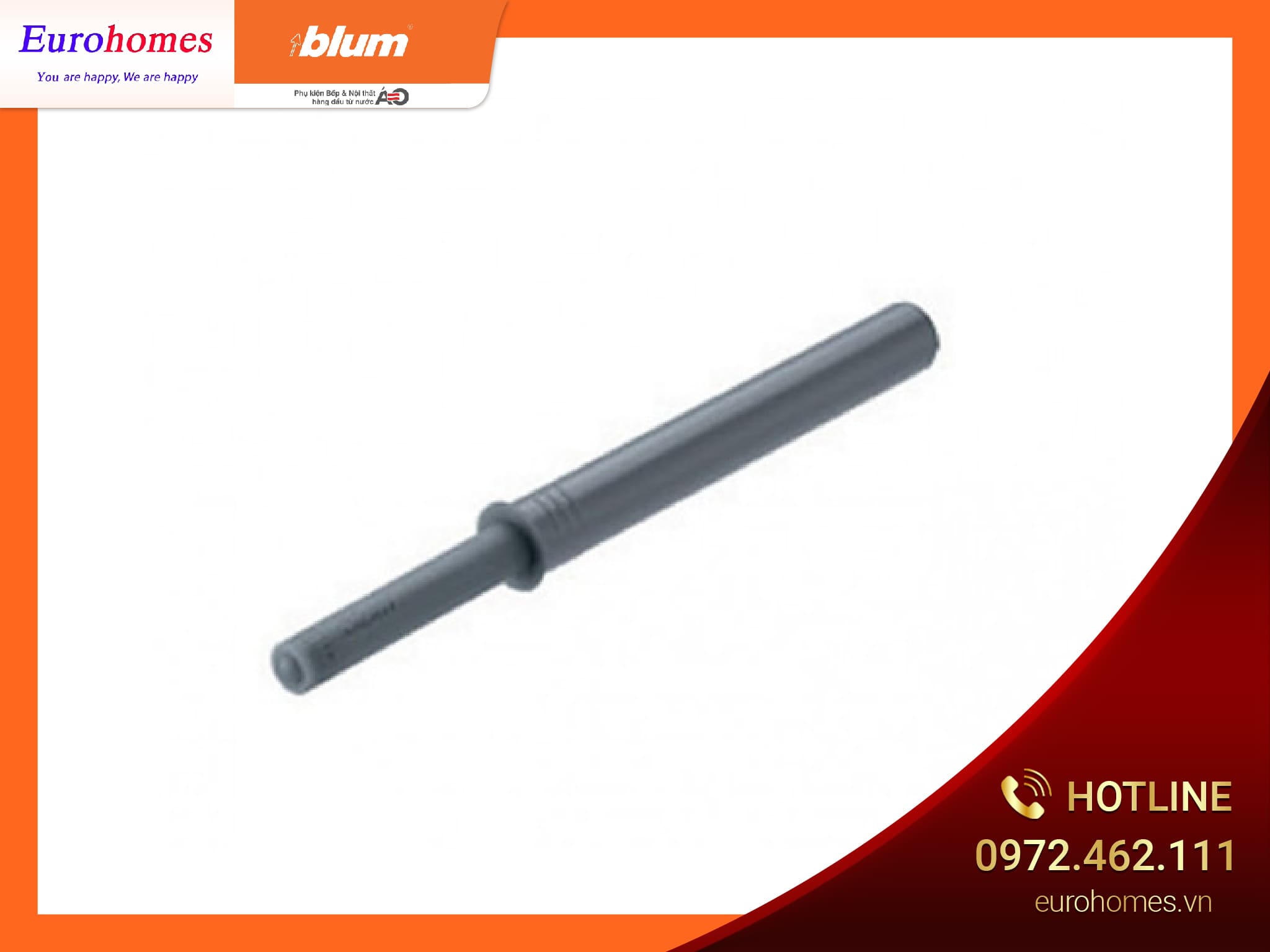 Nêm nhấn mở TIP-ON dài, màu xám, 956A1002 1457287